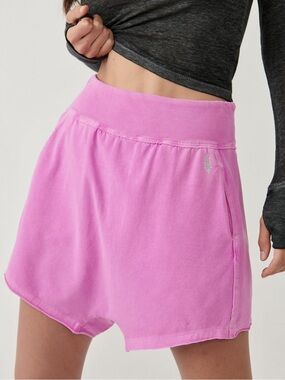 Hot Shot Harem Short in Neon Magenta Free People movement   large